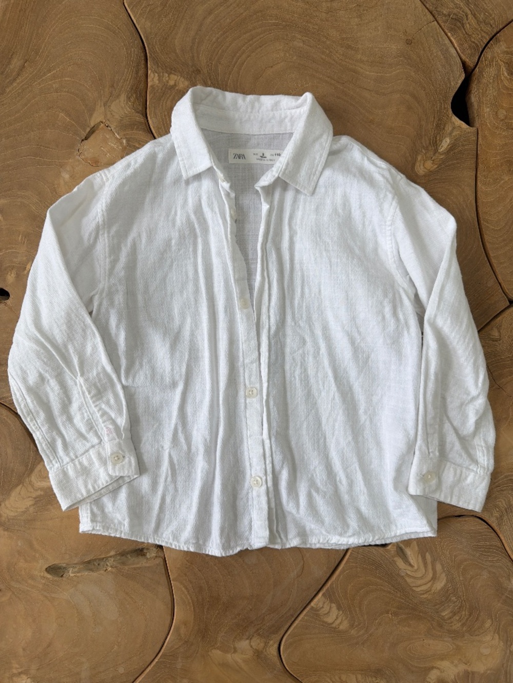 Zara white shirt kids boys